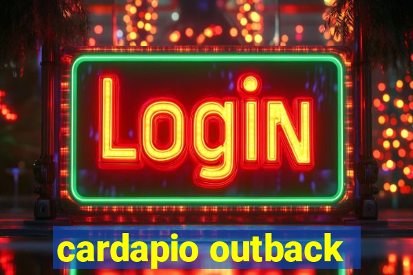 cardapio outback